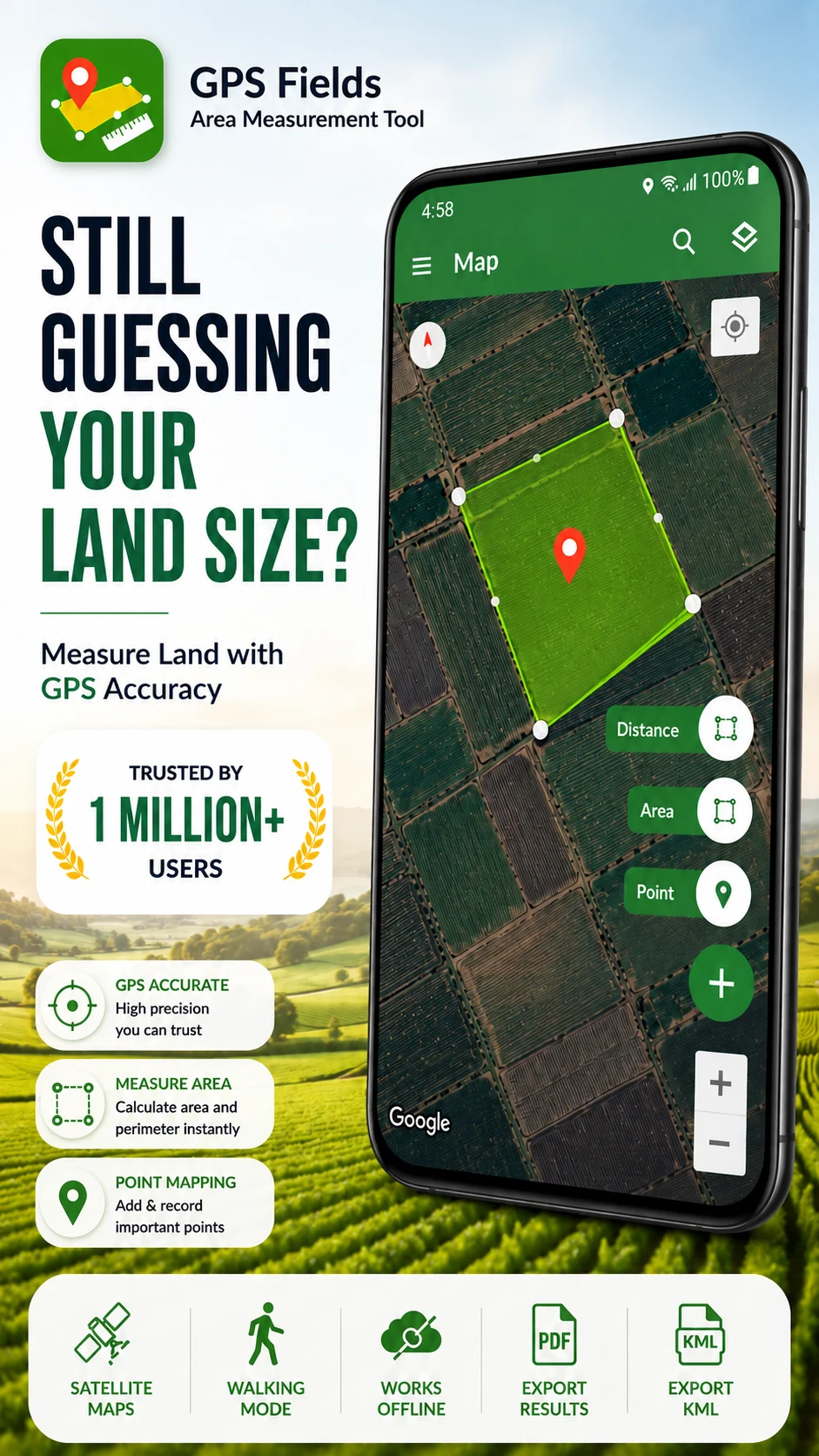 FitCode GPS: Area Measurement screenshot