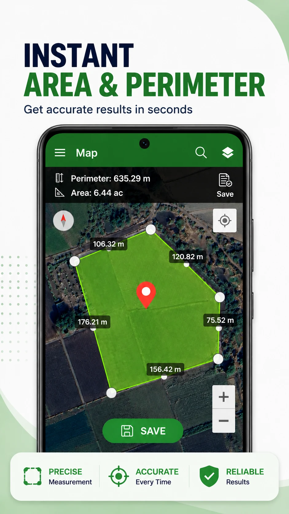 FitCode GPS: Area Measurement screenshot