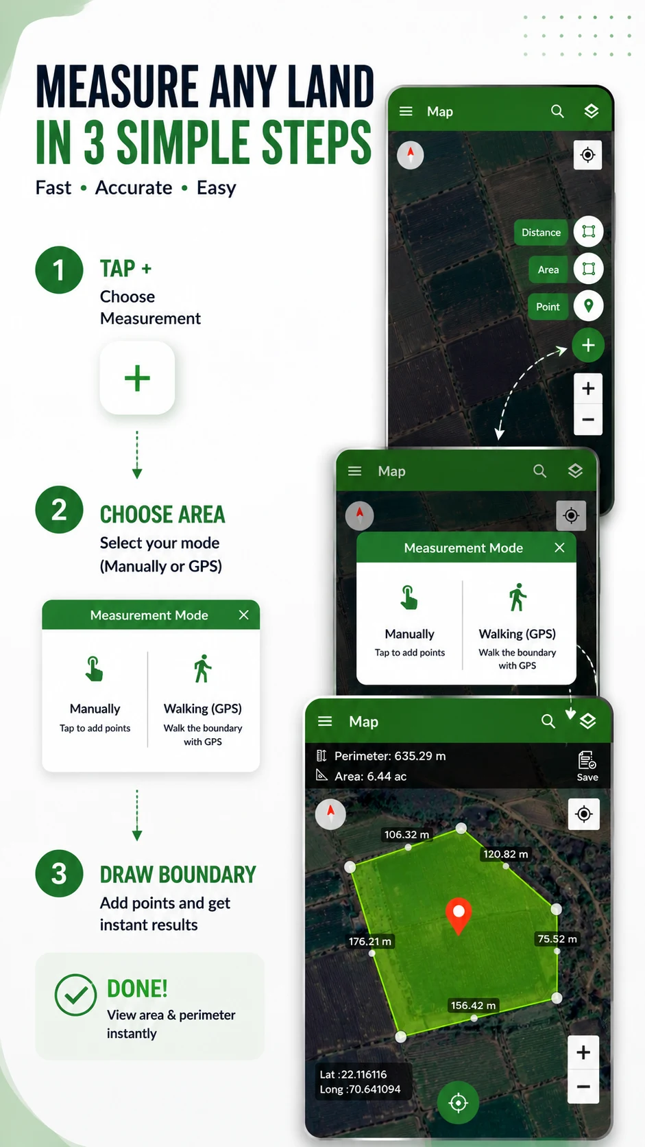 FitCode GPS: Area Measurement screenshot